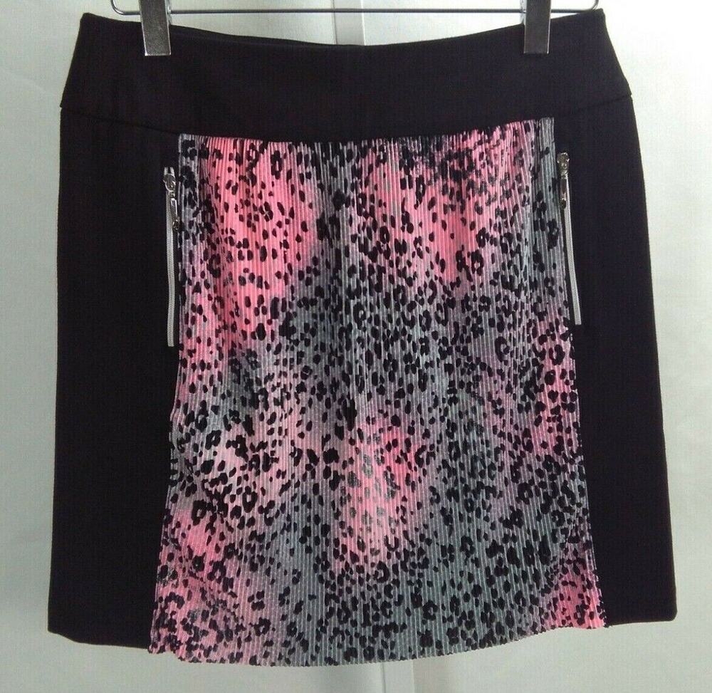 NWT New Womens Jamie Sadock HOT PINK LEOPARD Golf Skort Skirt Shorts sz 4 $110